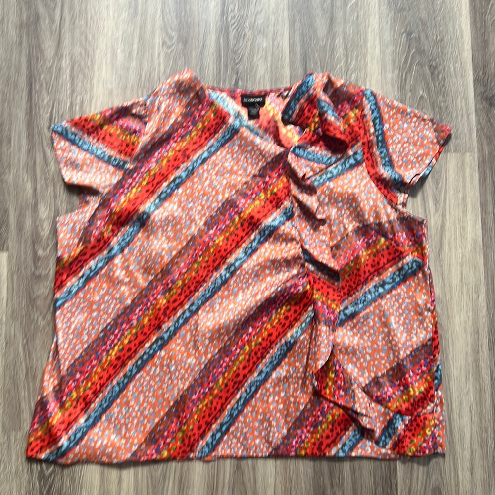 Lane Bryant Multicolor Sleeveless Blouse 26/28